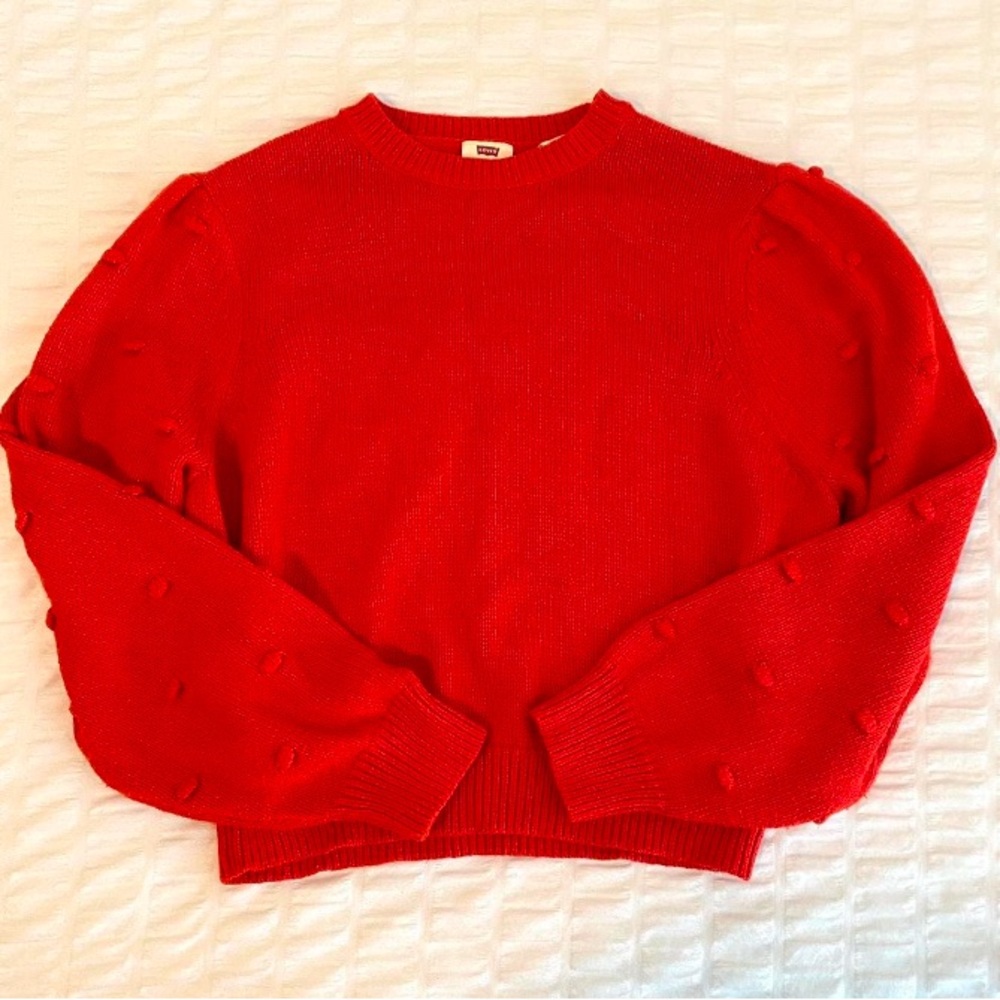 Levi's Women's Red and Orange Sweater